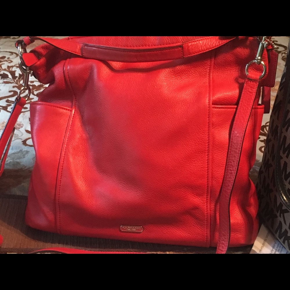 Coach purse & wallet size approx 14x14